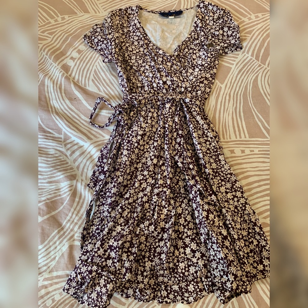 Floral Faux Wrap Mini